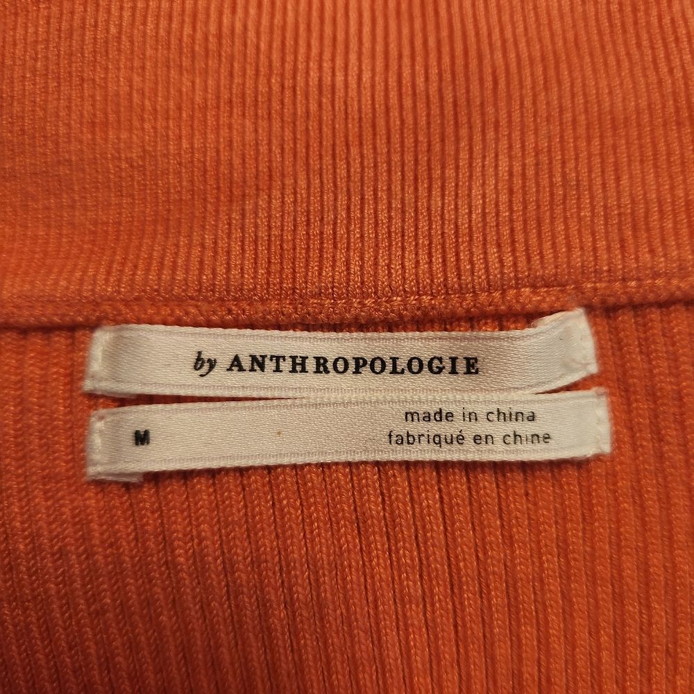 Anthropology Minuet Off- Shoulder Ribbed Top M - Picture 6 of 7